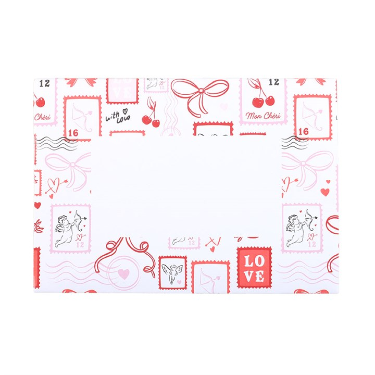 Love Letter Locket Necklace on Greeting Card