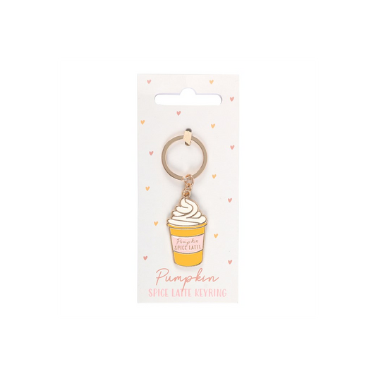 Pumpkin Spice Latte Keyring