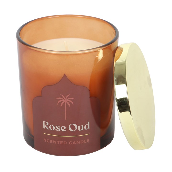 Arabian Nights Rose Oud Scented Candle