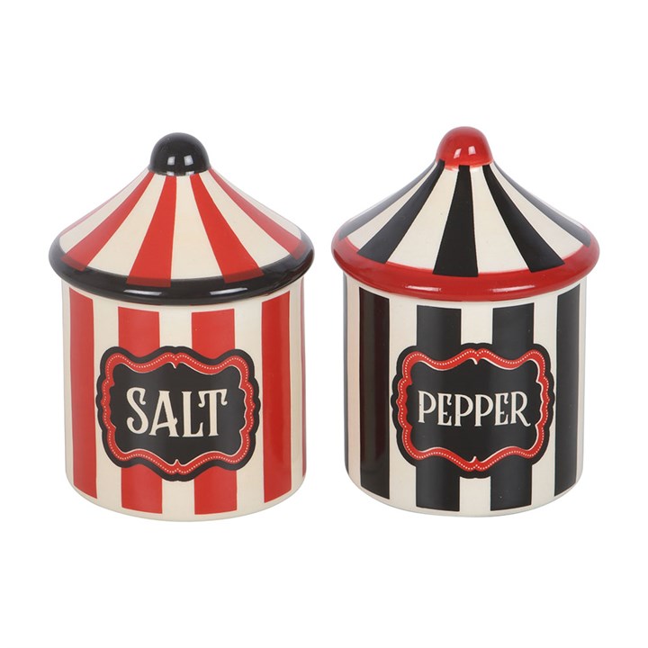 Circus Tent Salt and Pepper Shakers