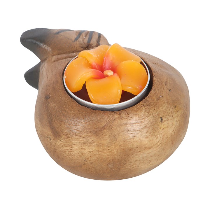 Curled Cat Tealight Holder