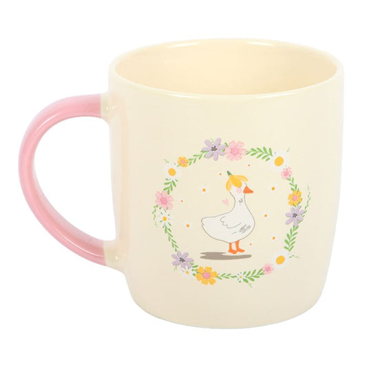 Floral Duck Mug
