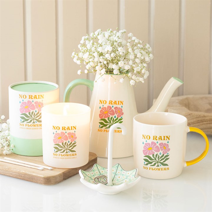 No Rain, No Flowers Mug