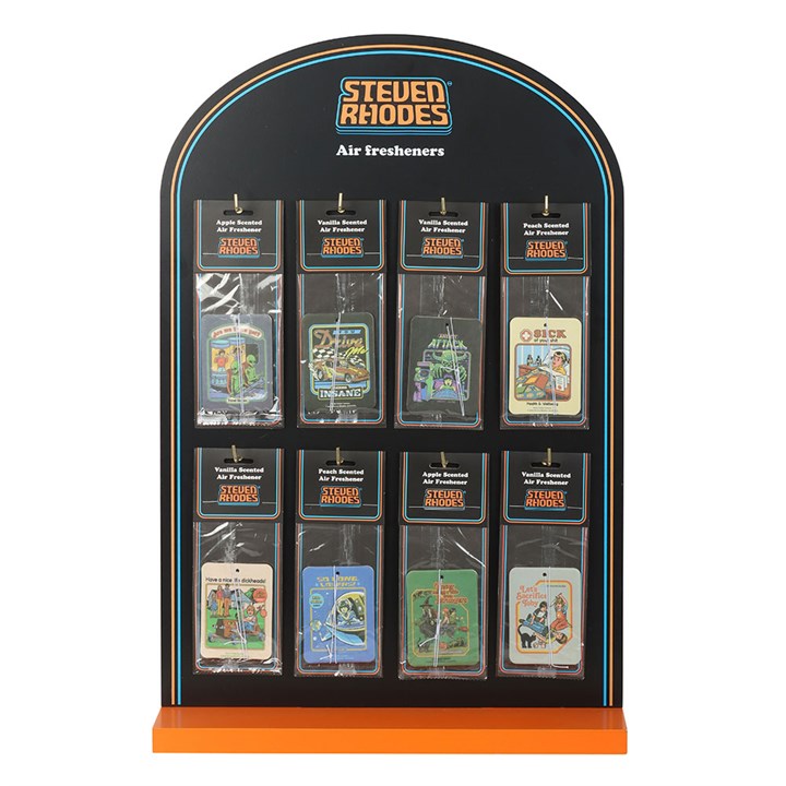 Set of 144 Air Fresheners by Steven Rhodes on Display