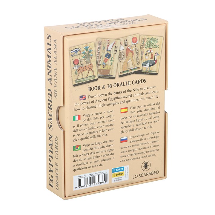 Egyptian Sacred Animals Oracle Cards
