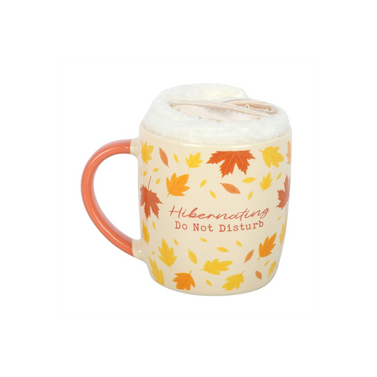 Autumn Hibernation Kit with Mug, Socks and Eye Mask