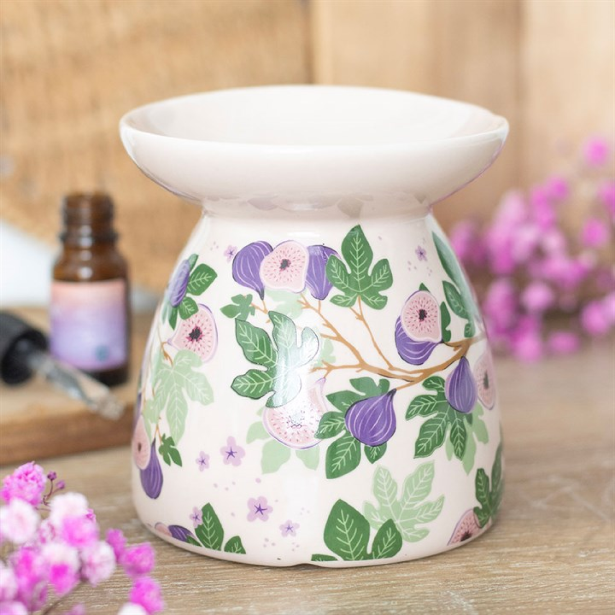 Fig Tree Print Oil Burner