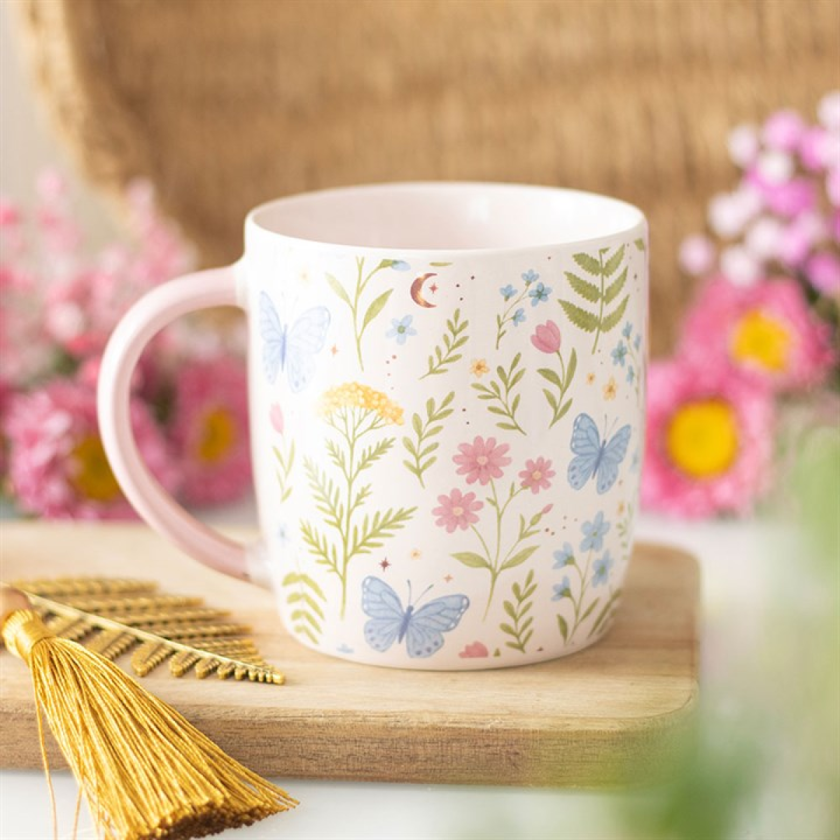 Luna Bloom Floral Print Mug