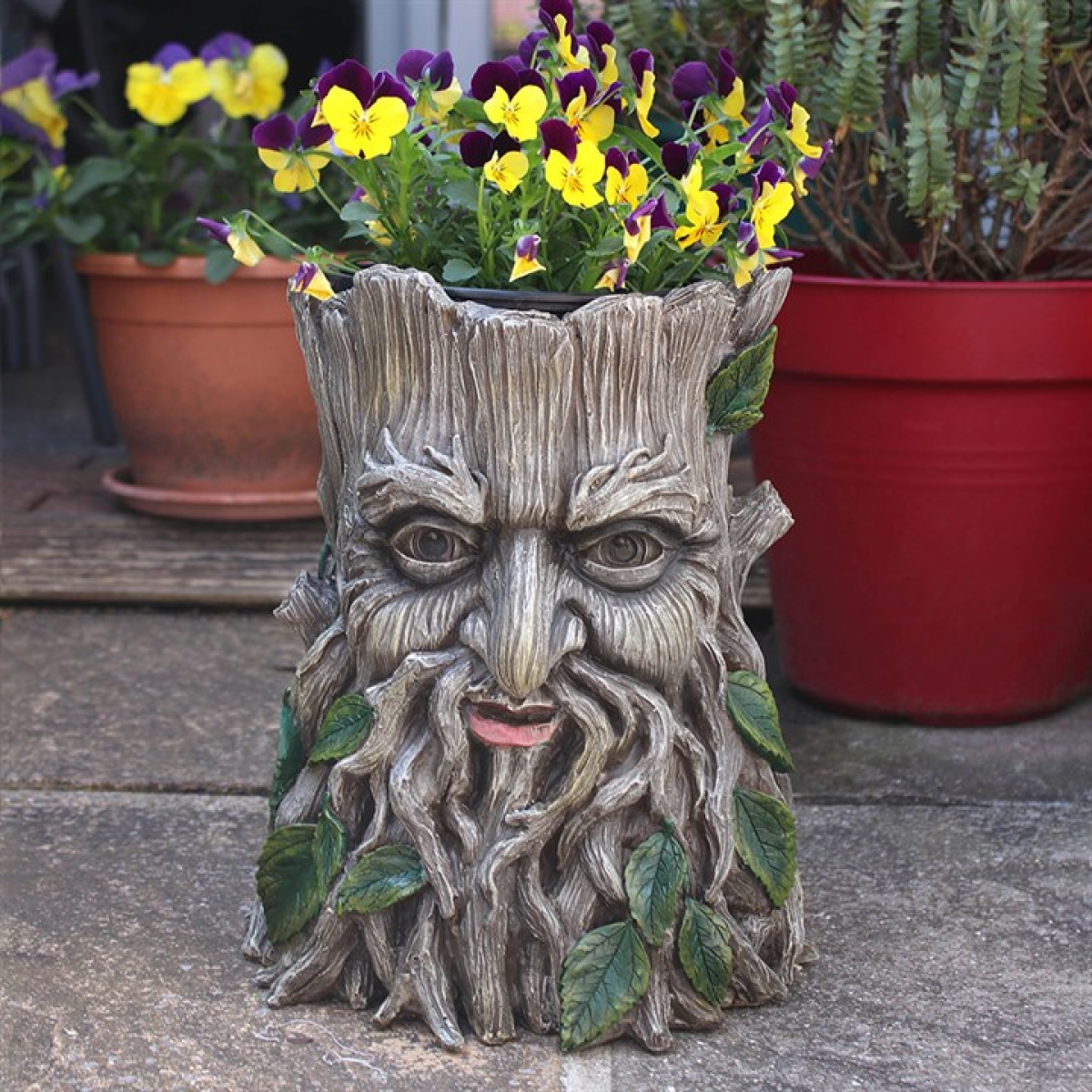 Green Man Plant Pot