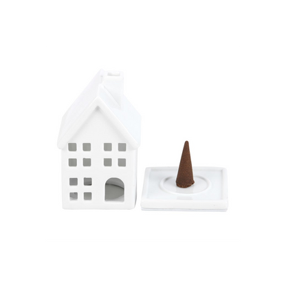 White House Incense Cone Holder