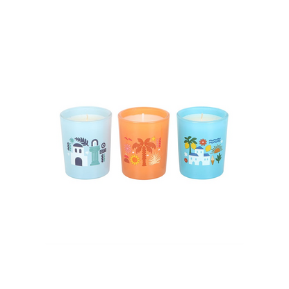 Scents of Europe Scented Candle Trio