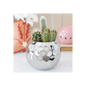 Silver Disco Ball Vase