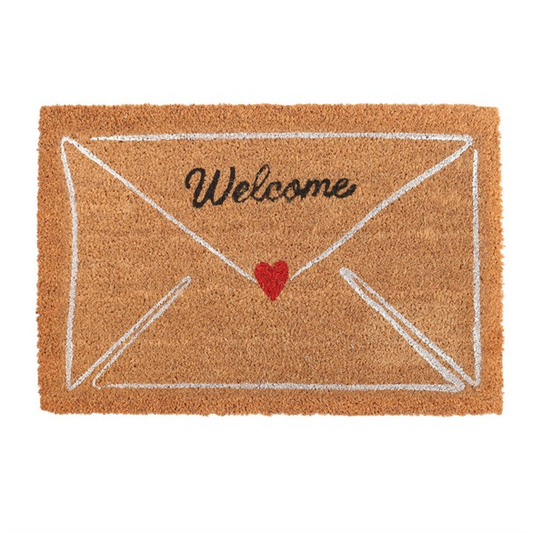 Natural Love Letter Valentine's Day Doormat