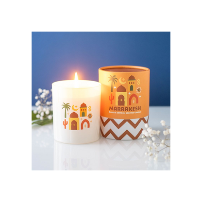 Marrakesh Amber & Saffron Scented Candle