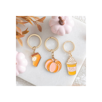 Pumpkin Spice Latte Keyring