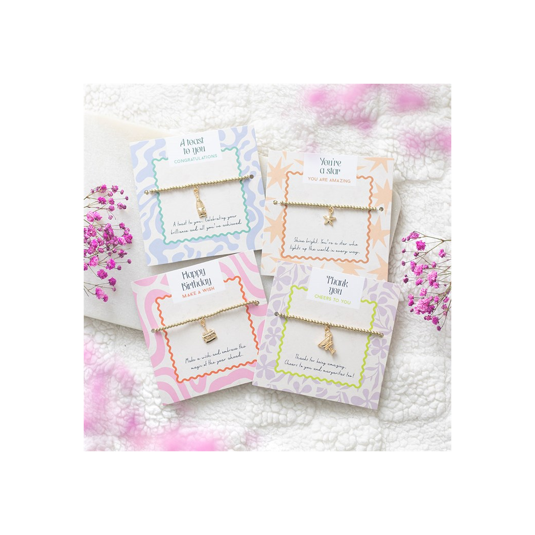 Set of 24 Celebration Bracelets in Display