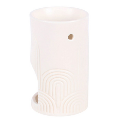 Embossed Arch Oil Burner and Wax Warmer