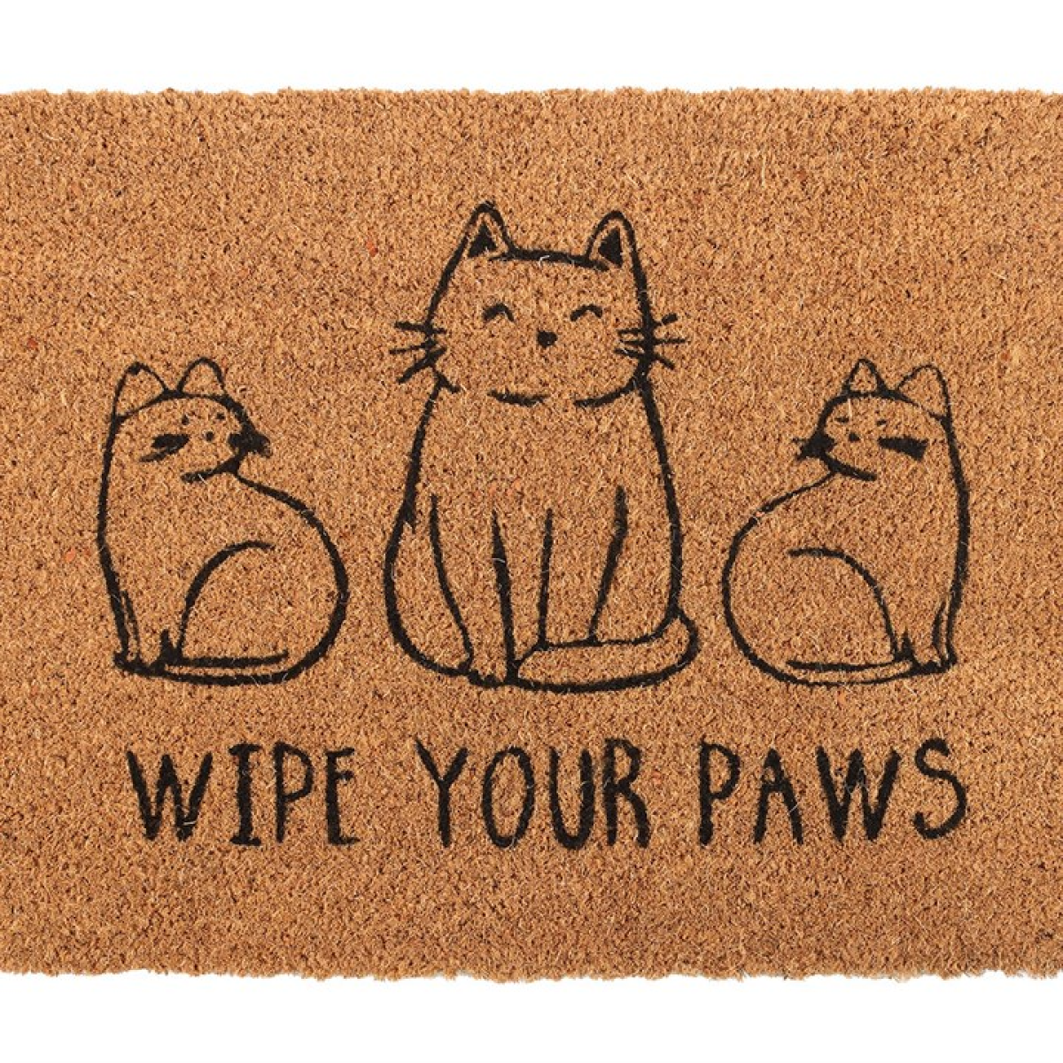 Natural Wipe Your Paws Cat Doormat