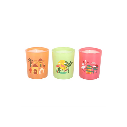 Scents Around the World Scented Candle Trio