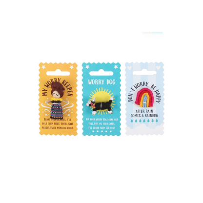 Set of 6 Pocket Positivity Worry Dolls