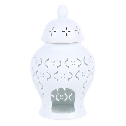 Moroccan Lantern Cut Out Oil Burner and Wax Warmer