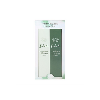 Set of 2 Inhale Exhale Incense Stick Packs