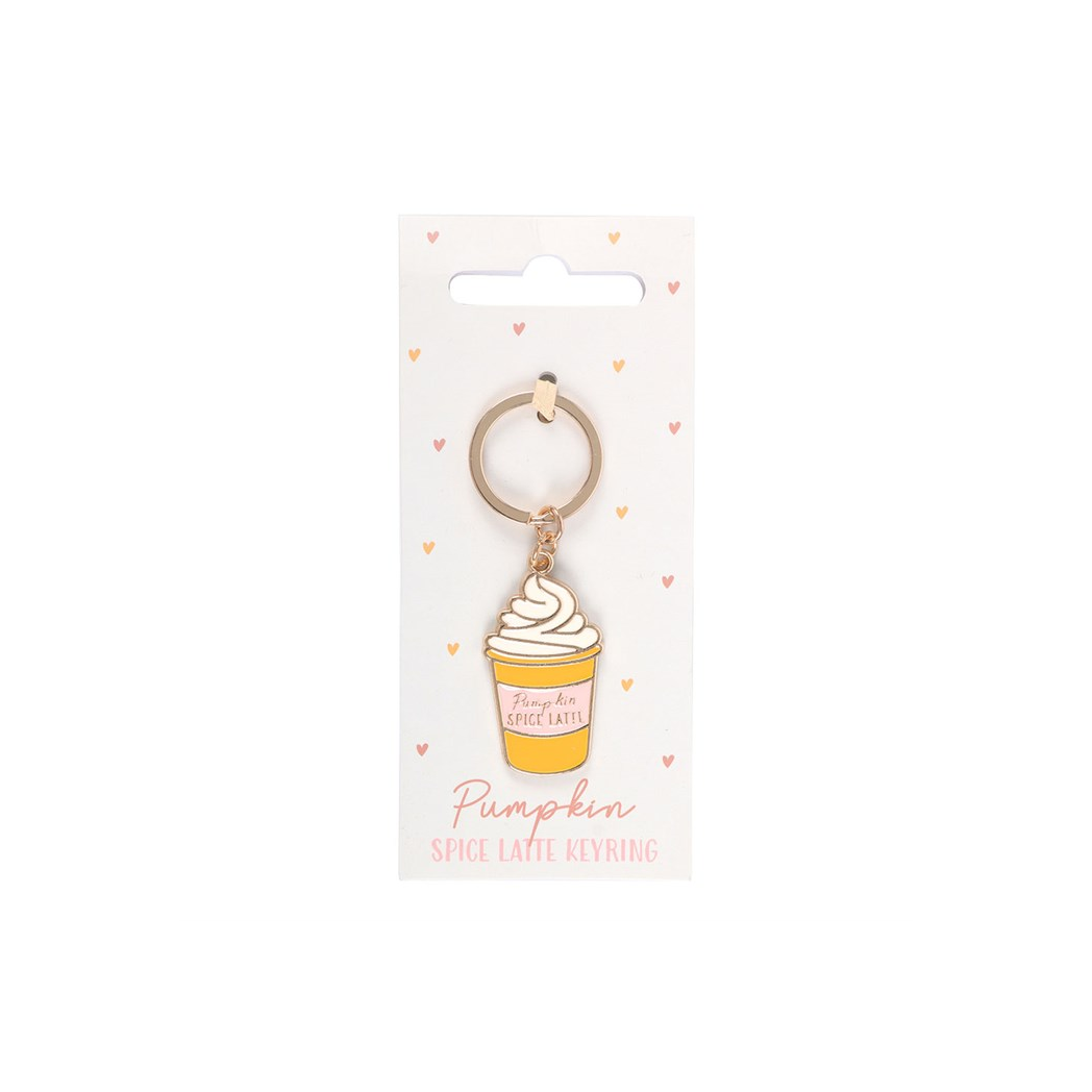 Pumpkin Spice Latte Keyring