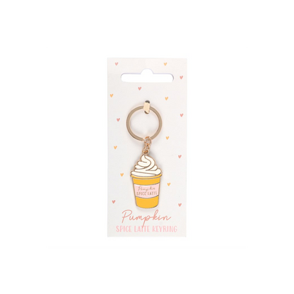 Pumpkin Spice Latte Keyring