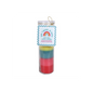 Striped Raspberry Milk Scented Tube Candle