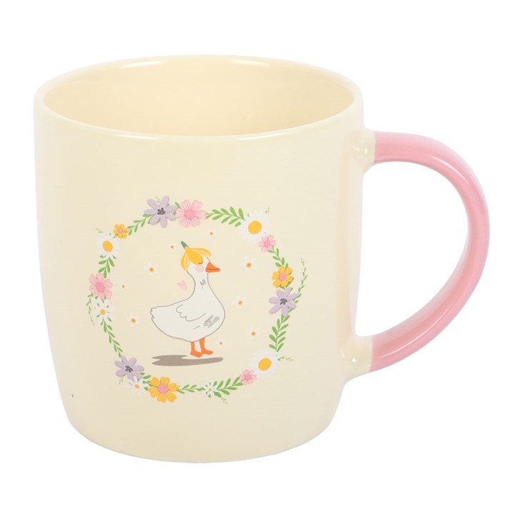 Floral Duck Mug