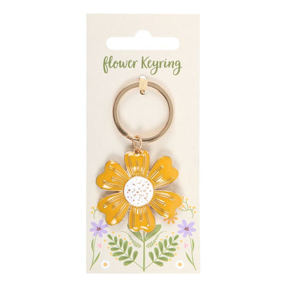 Yellow Daisy Keyring