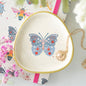 Floral ButterflyTrinket Dish