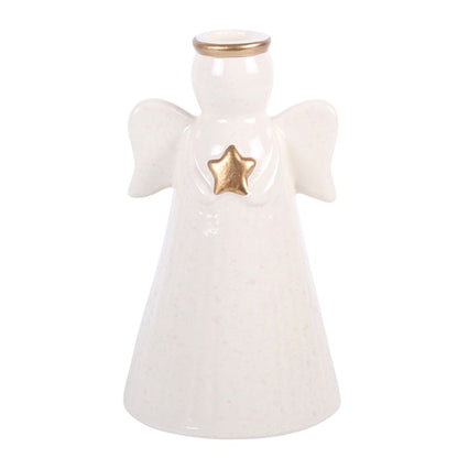 Star Angel Taper Candle Holder