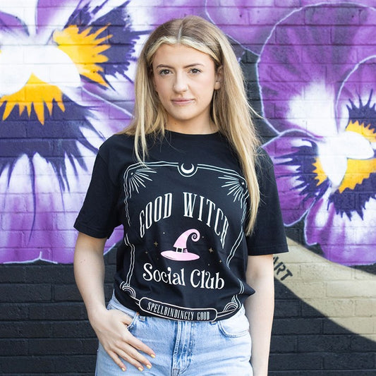 Pink Good Witch Social Club Unisex T-shirt Size XXL