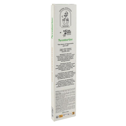 12 Packs of Native Soul Crystal Intentions Incense with Aventurine Chips