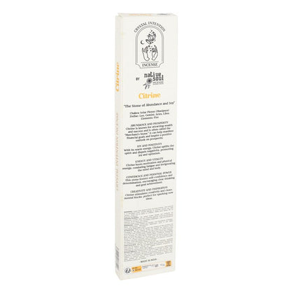 12 Packs of Native Soul Crystal Intentions Incense Citrine Chips
