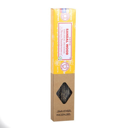 12 Packs of Satya Sandalwood Smudge Incense 25g