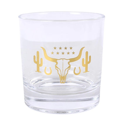 Western Drinking Glass and Cooling Stone Set