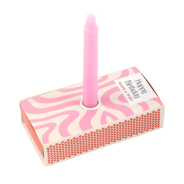 Set of 3 Happy Birthday Candles in a Box