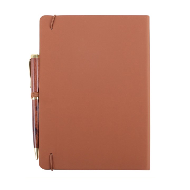 Celtic Shield Knot A5 Faux Leather Notebook with Pen