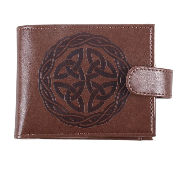 Celtic Shield Knot Faux Leather Wallet