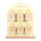 Set of 24 Mini Hanging Daisy Signs on Display