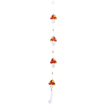 String of Mushroom Suncatchers