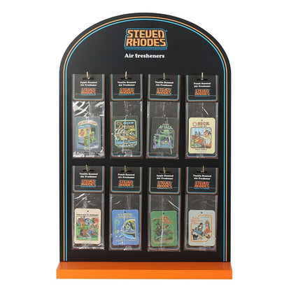 Set of 144 Air Fresheners by Steven Rhodes on Display