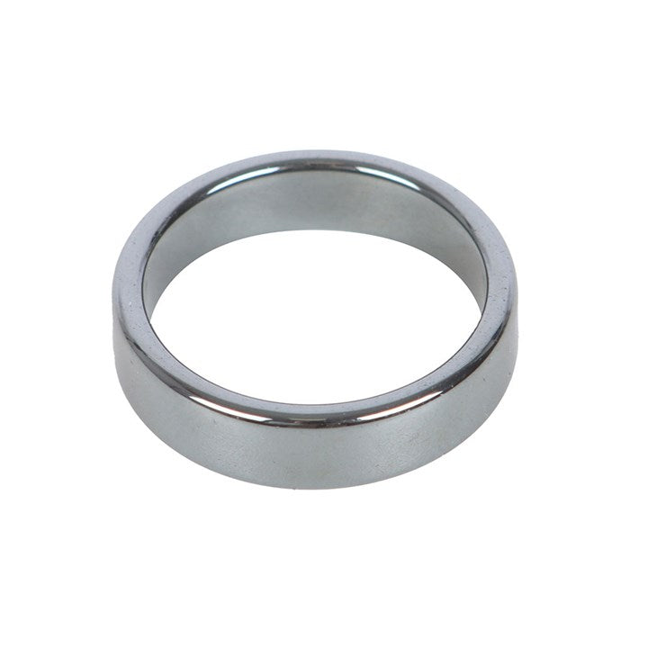 Set of 32 Healing Hematite Rings in Display