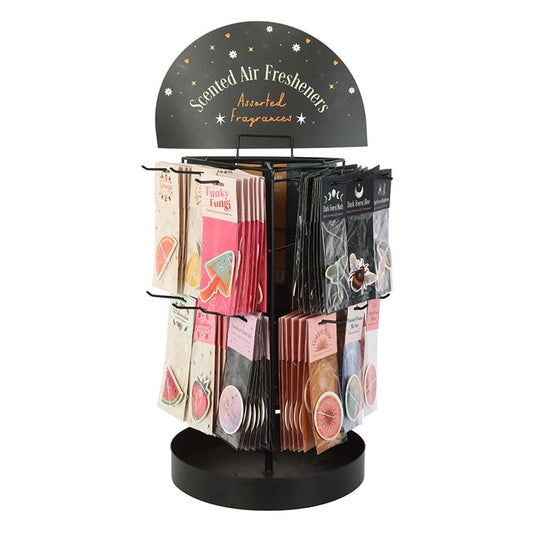 Set of 144 Air Fresheners on Spinner Display