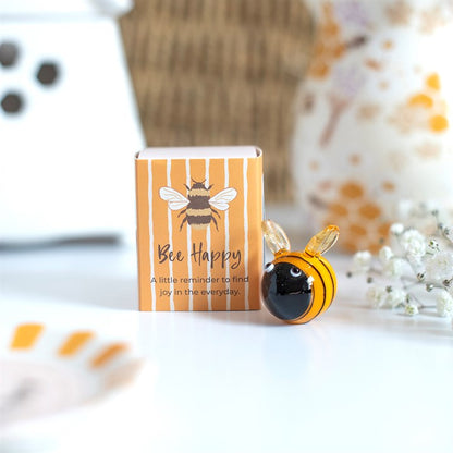 Set of 24 Glass Bee Token Gifts in Display