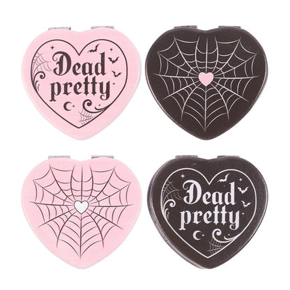 Set of 12 Pretty Deadly Compact Mirrors in Display