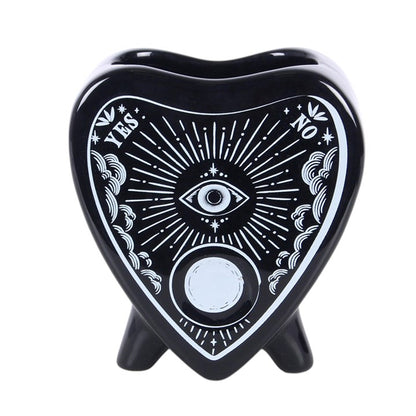 Black Planchette Flower Vase