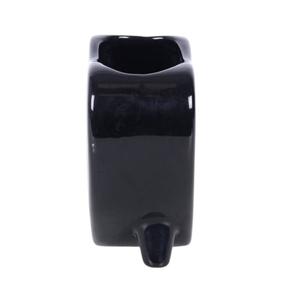 Black Planchette Flower Vase